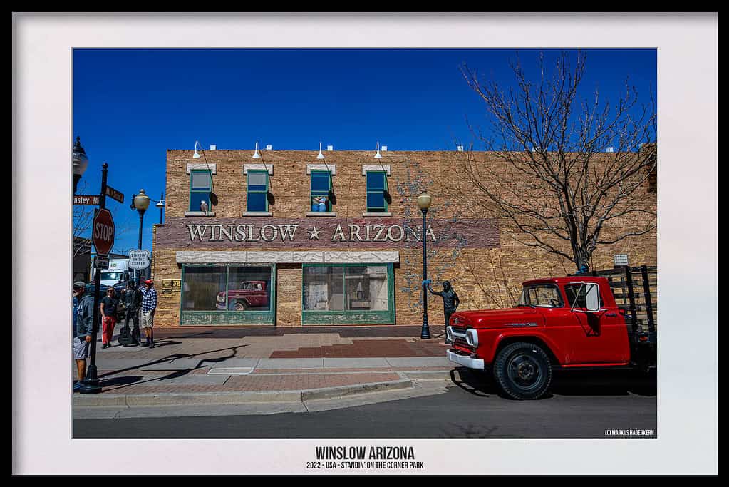 Well, I’m standin' on a corner in Winslow, Arizona
